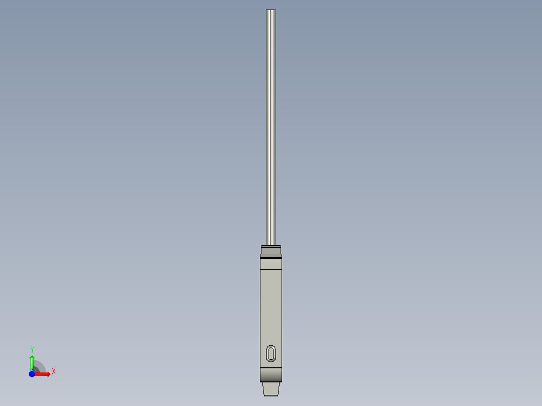 基恩士FS-T1G_kc图纸模型前视图