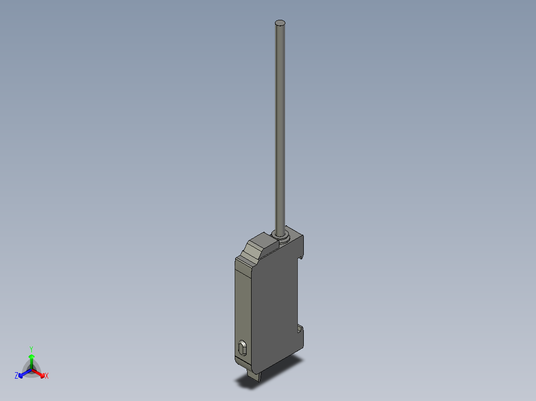 基恩士FS-T1G_kc图纸模型正等轴测图