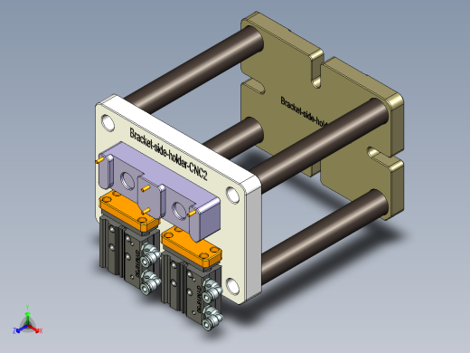 bracket-side-holder-CNC2-20170606正等轴测缩略图