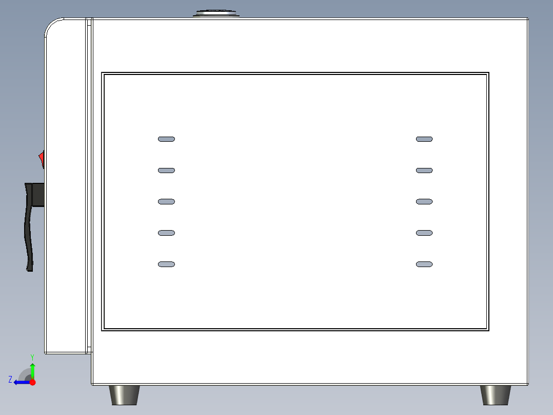 干燥箱子右视图