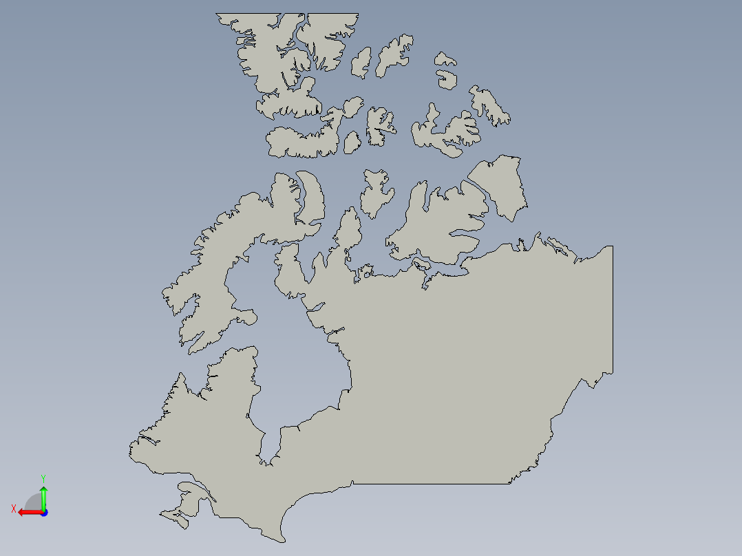 北美-国家集合后视图