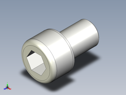 不銹鋼有頭內六角螺絲SCBB-3D多系列多零件图纸模型