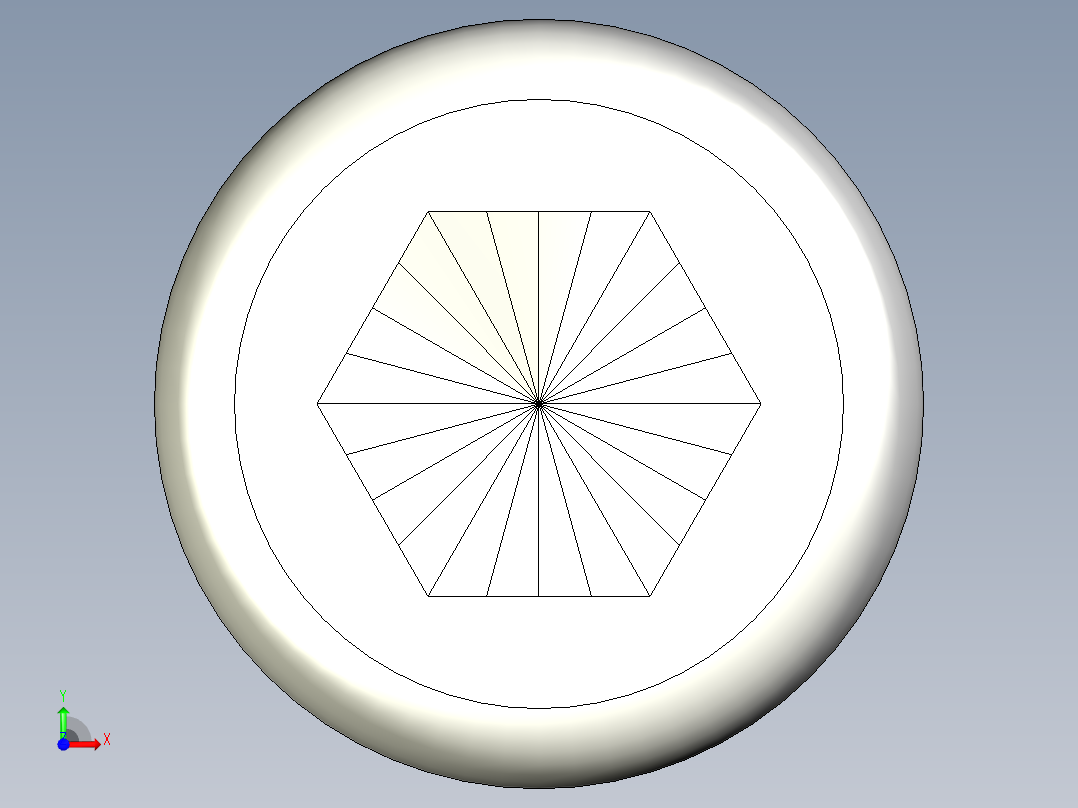 不銹鋼有頭內六角螺絲SCBB-3D多系列多零件图纸模型前视图