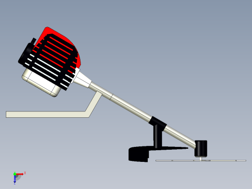 7.手推式电动草坪除草机俯视缩略图
