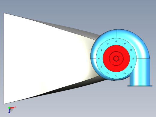 混流式水轮机俯视缩略图