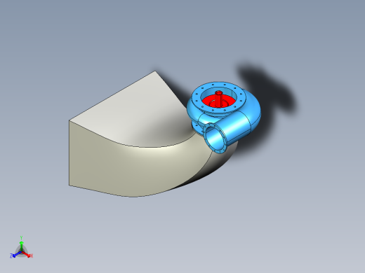 混流式水轮机正等轴测缩略图