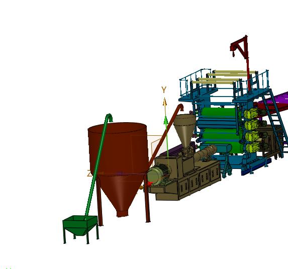 全自动塑料板材产线