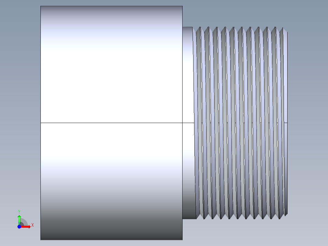 聚氯乙烯配件15-Sch80_MaleAdapter_SxMPT_836-025 _2.5in前视图