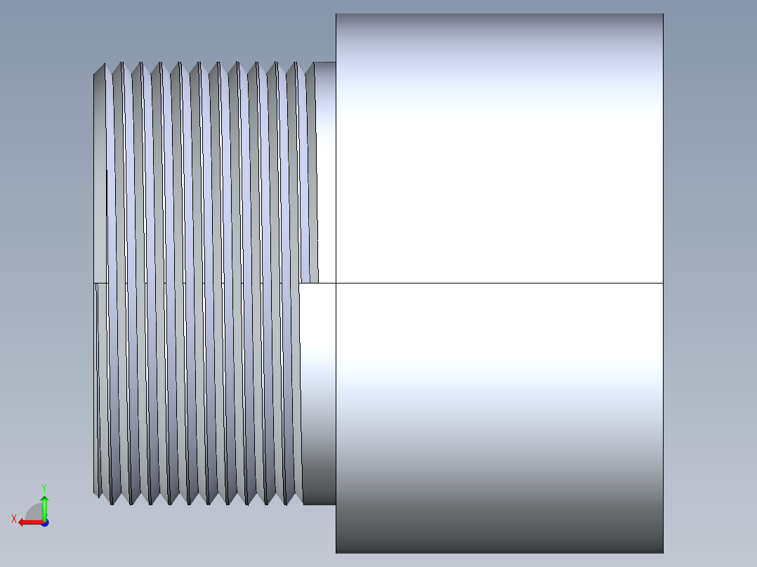 聚氯乙烯配件15-Sch80_MaleAdapter_SxMPT_836-025 _2.5in后视图