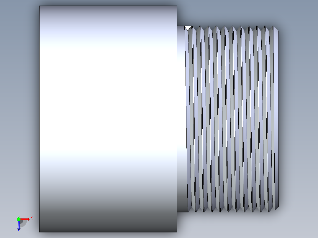 聚氯乙烯配件15-Sch80_MaleAdapter_SxMPT_836-025 _2.5in俯视图