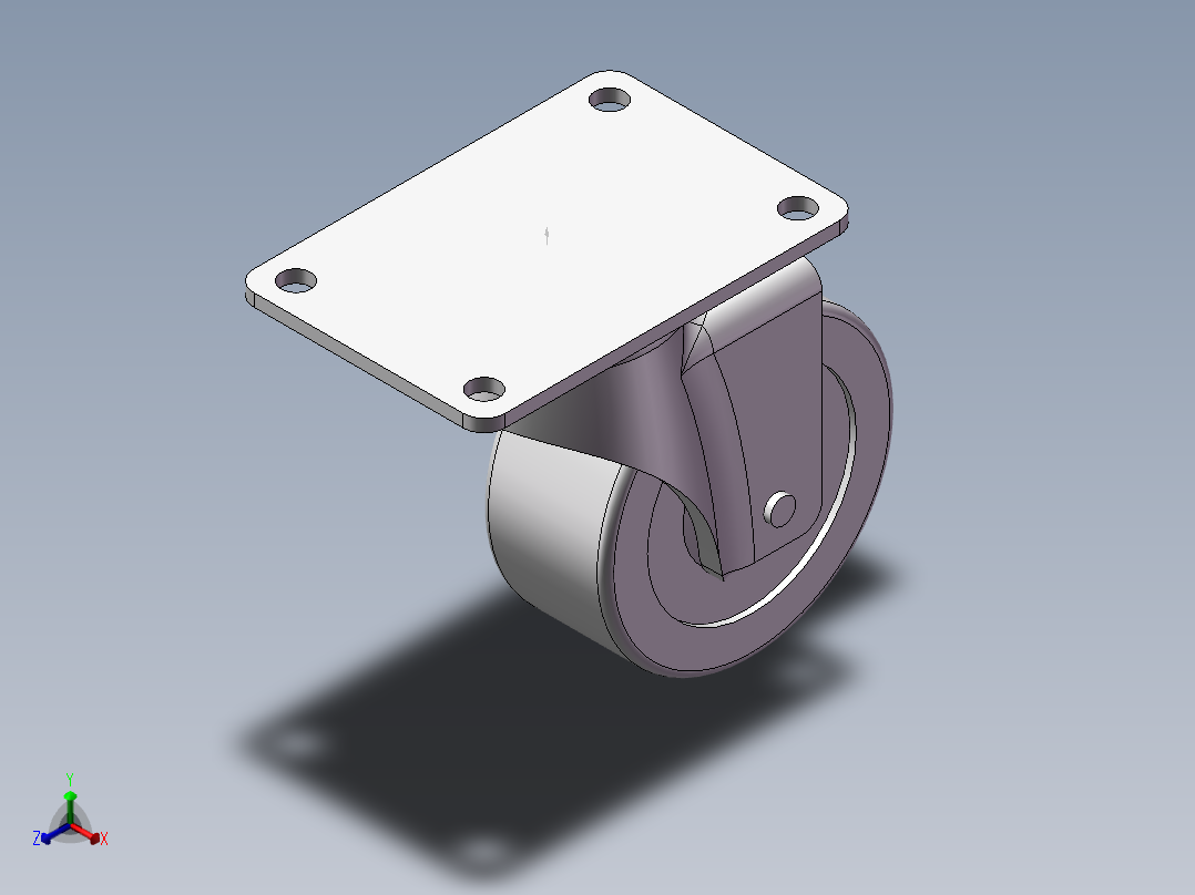 地脚轮45-75-M6（中载）