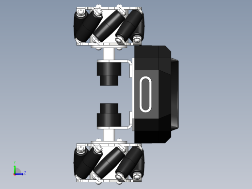 麦克纳姆轮小车左视缩略图