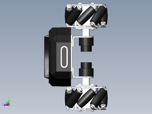 麦克纳姆轮小车右视缩略图