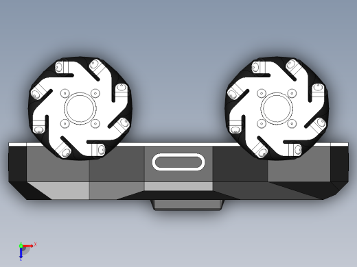 麦克纳姆轮小车俯视缩略图