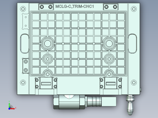 MCLG-C-CNC1笔记本CNC工装夹具三维模型前视缩略图