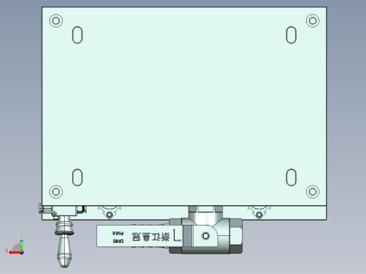 MCLG-C-CNC1笔记本CNC工装夹具三维模型后视缩略图