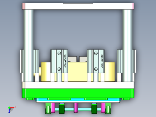 C100PA-A-笔记本CNC工装夹具三维模型CNC2-0131俯视缩略图