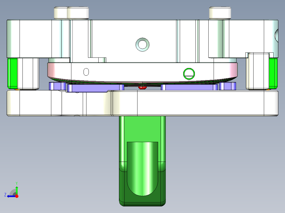 X1-笔记本CNC工装夹具三维模型CNC6kuaihuan-2015-03-26右视图