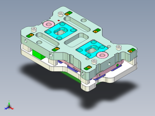X1-笔记本CNC工装夹具三维模型CNC6kuaihuan-2015-03-26正等轴测缩略图