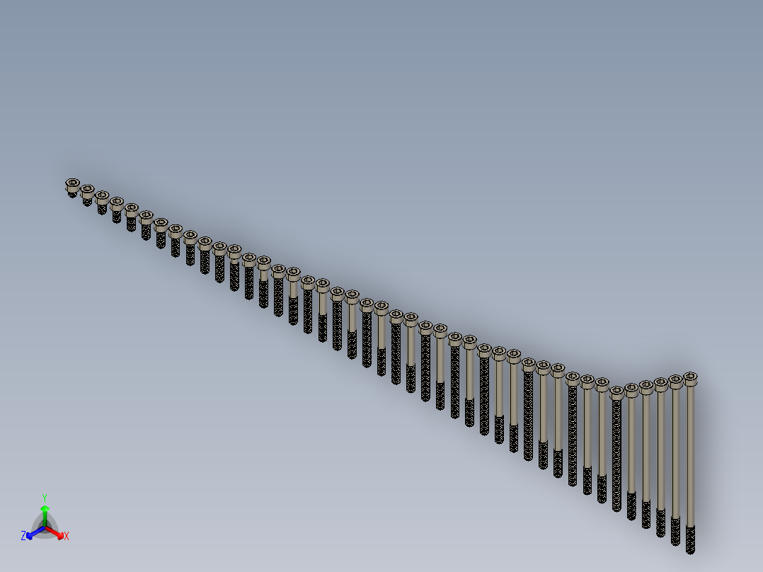 M6公制内六角螺钉汇总