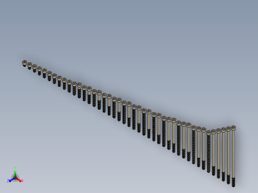 M6公制内六角螺钉汇总