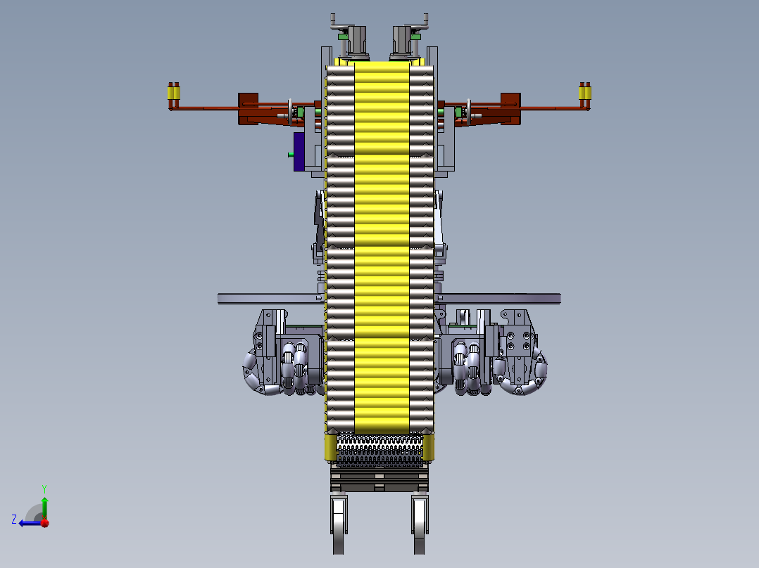 电缆输送右视图