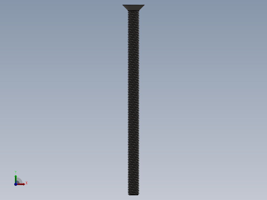 Screw_ISO_10642_M12x200_A2前视图