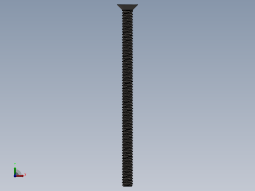 Screw_ISO_10642_M12x200_A2前视缩略图