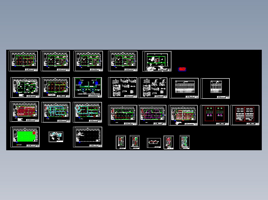 车间净化空调施工图
