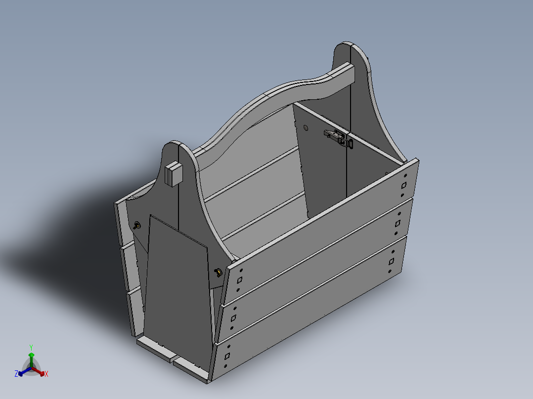 可折叠成篮子的小桌子