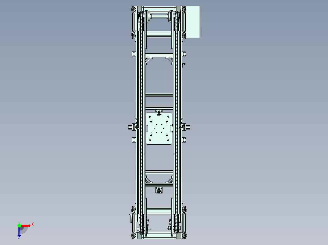 模组输送线设计俯视图