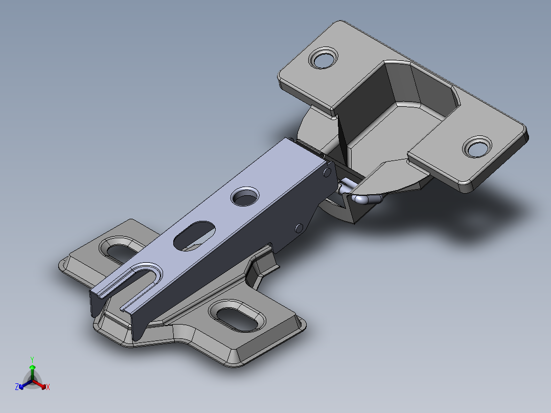 铰链、-铰链can正等轴测图