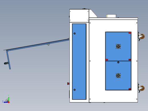 塑料和皮革专用激光切割机右视缩略图