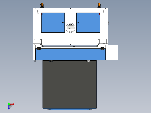 塑料和皮革专用激光切割机俯视缩略图