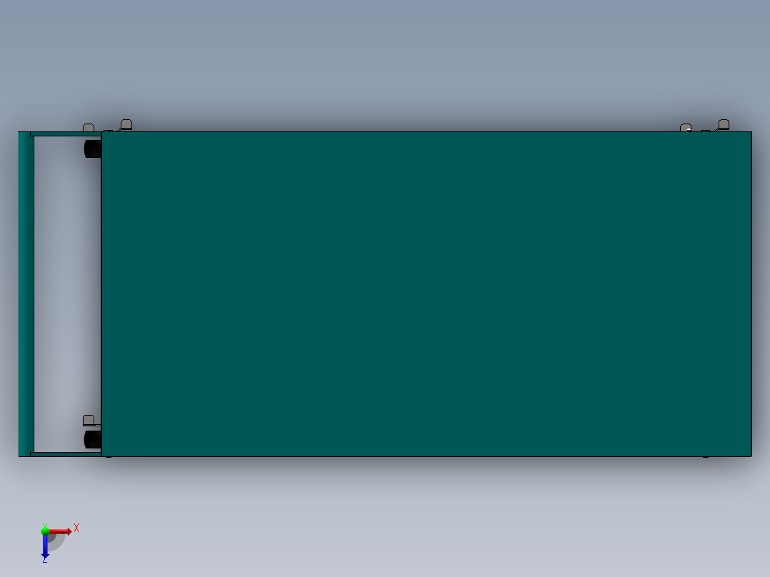 货架、周转小车俯视图