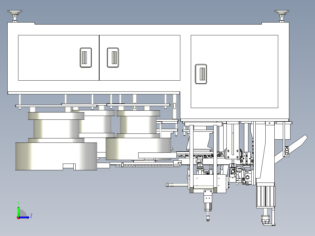 电位器自动组装机左视图