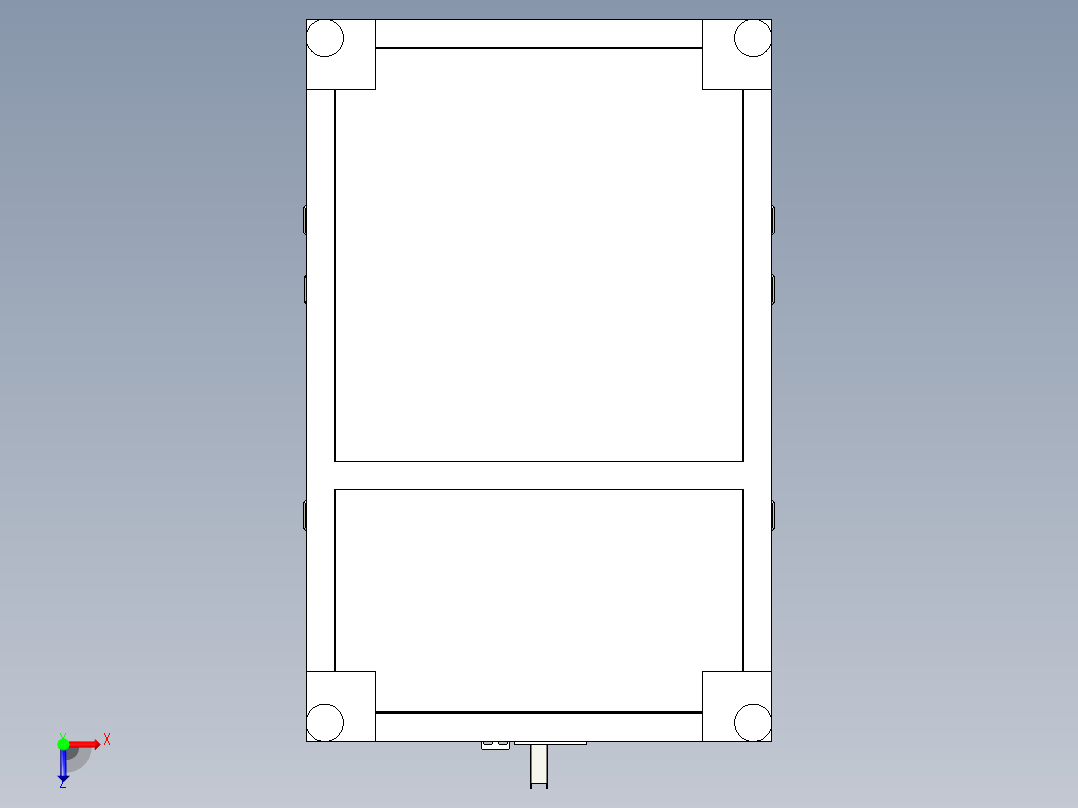 电位器自动组装机俯视图