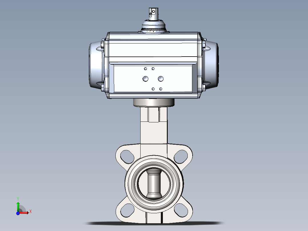 Burkert+型+8802,+DN50+蝶阀,+带气动控制器和电动执行器