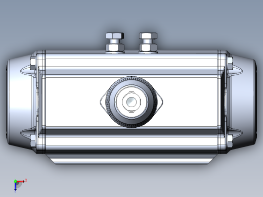 Burkert+型+8802,+DN50+蝶阀,+带气动控制器和电动执行器俯视缩略图