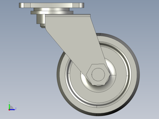 脚轮左视缩略图