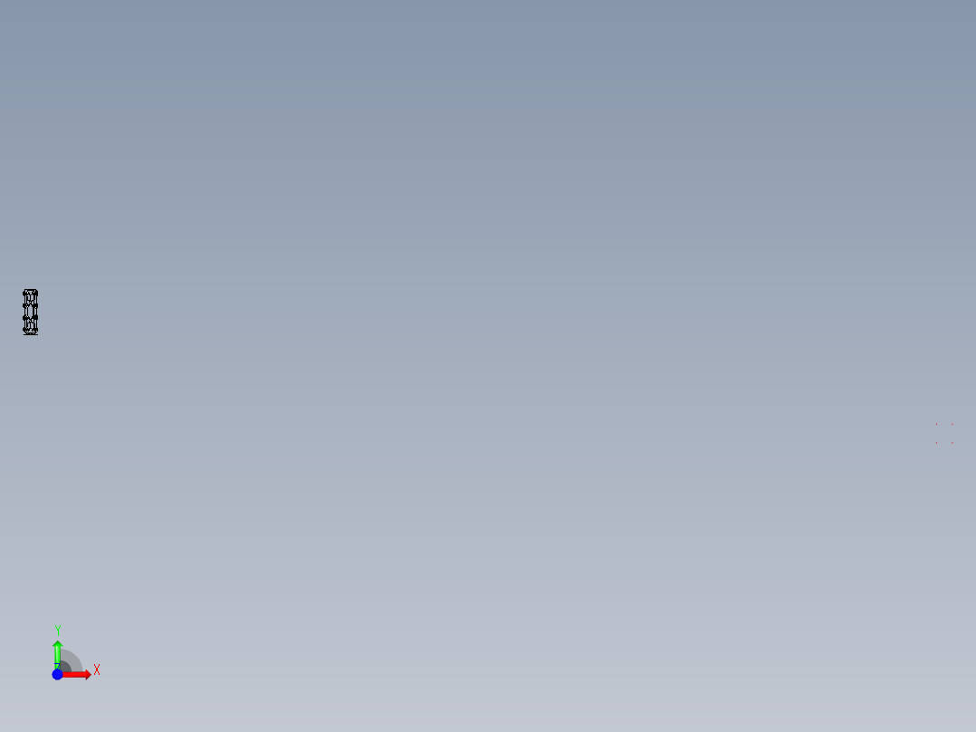 隔断屏风（艺术设计）前视图