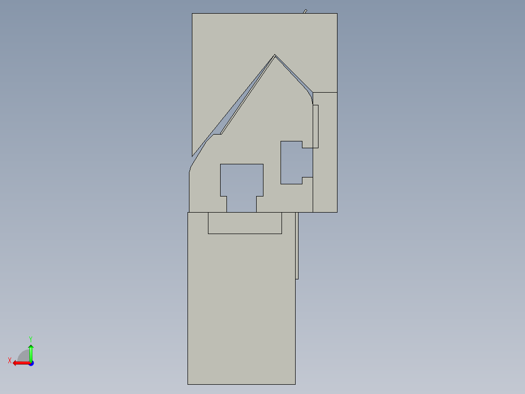 GPG-C机型刮刀380MM最短尺寸螺丝固定间距176MM)-副本后视图