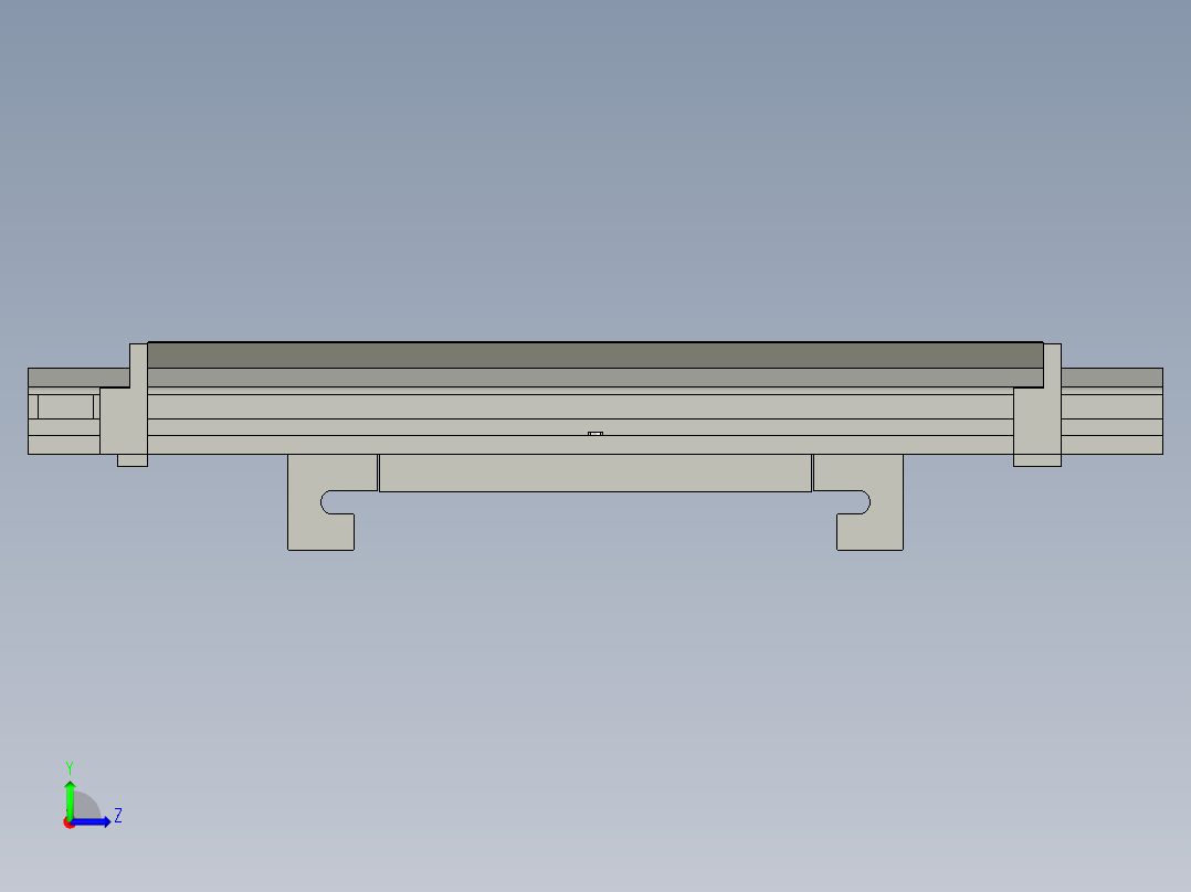 GPG-C机型刮刀380MM最短尺寸螺丝固定间距176MM)-副本左视图