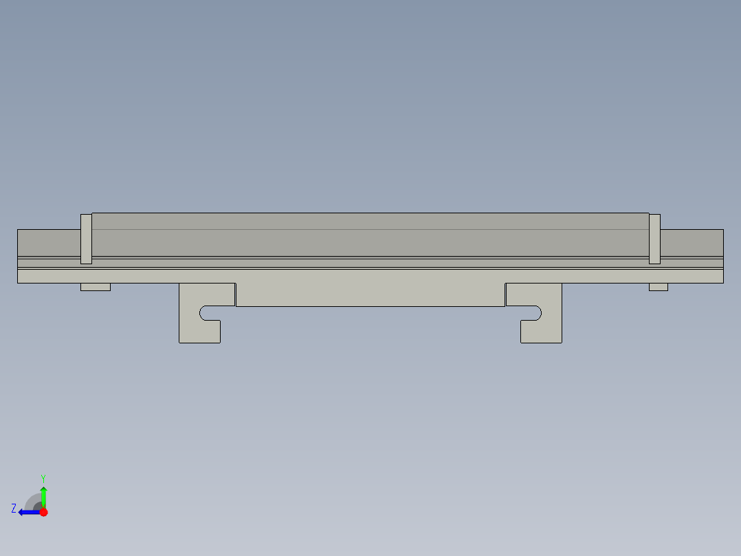 GPG-C机型刮刀380MM最短尺寸螺丝固定间距176MM)-副本右视图