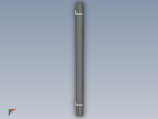 GPG-C机型刮刀380MM最短尺寸螺丝固定间距176MM)-副本俯视缩略图
