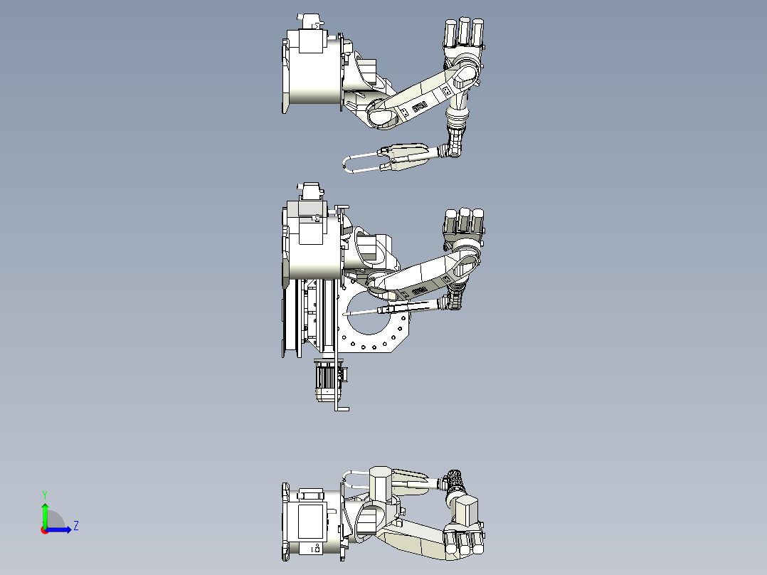 薄铁板多工位机器人点焊设计左视图