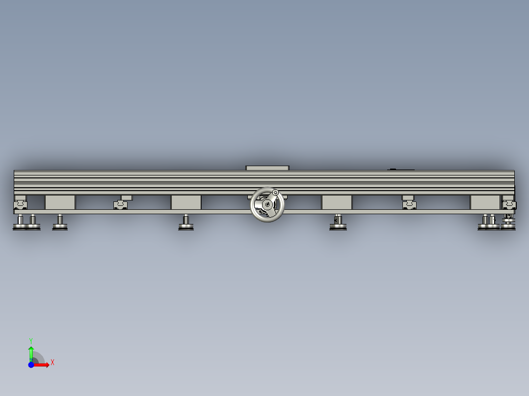 装箱机器人夹具前视图