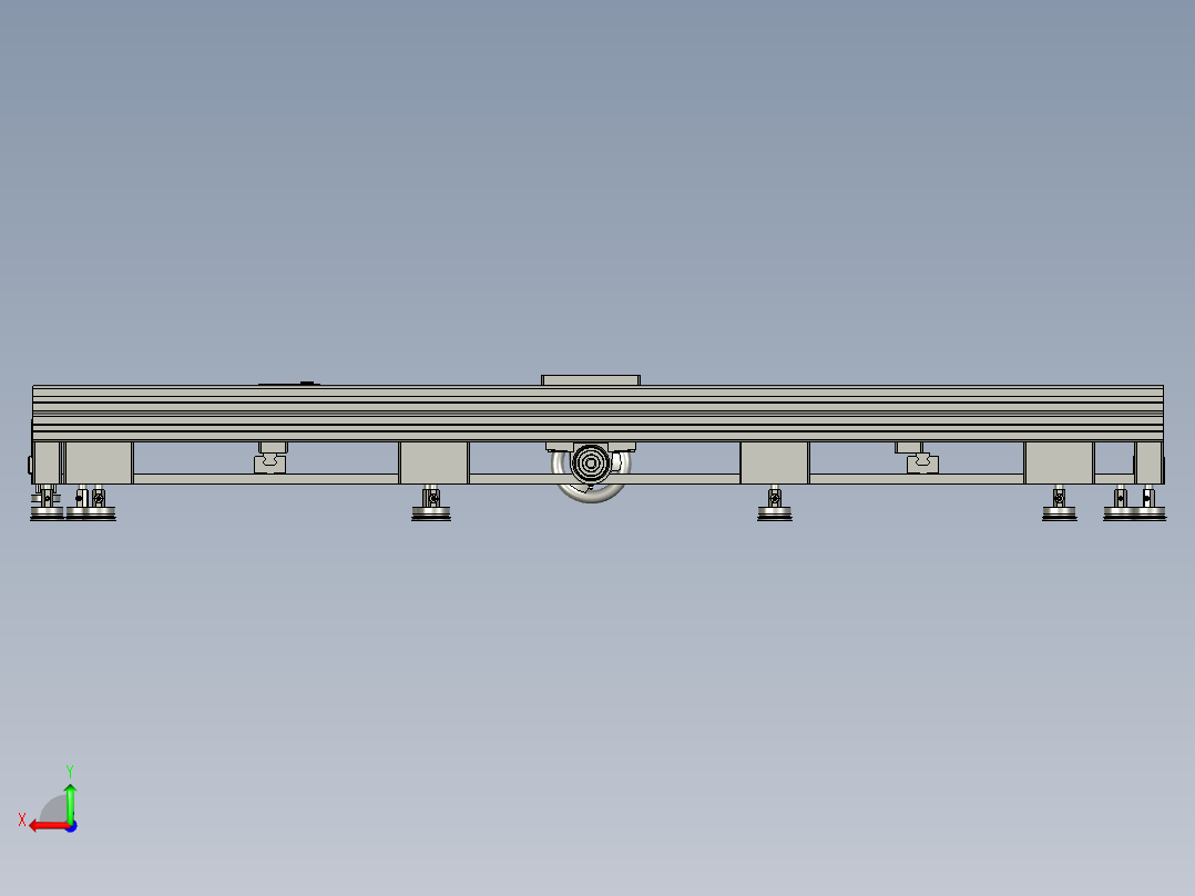 装箱机器人夹具后视图