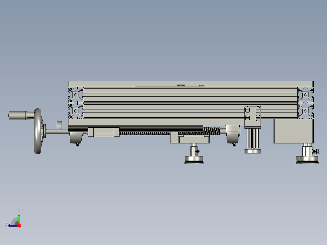 装箱机器人夹具右视图