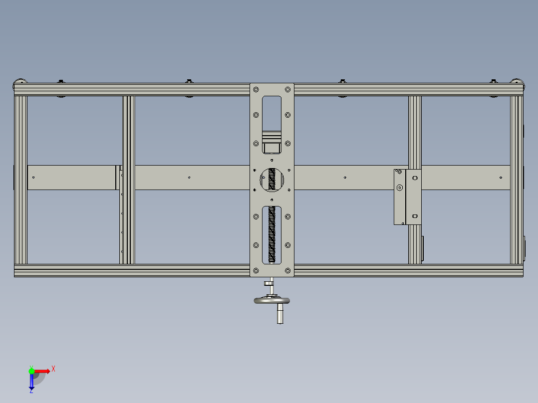 装箱机器人夹具俯视图